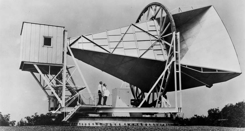 Holmdel horn antenna in New Jersey