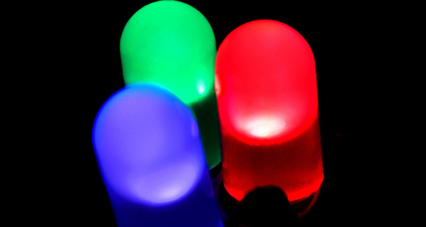 red, green, blue light-emitting diodes
