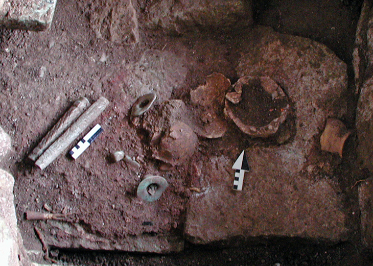 burial chamber at Copan