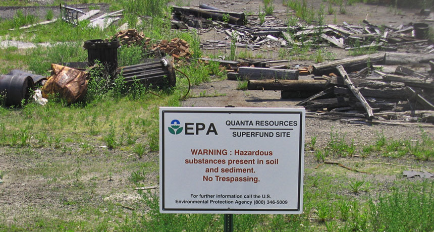 Quanta Resources Superfund Site