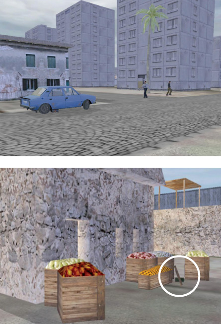 screenshots from video game