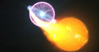 nova in space, illustration