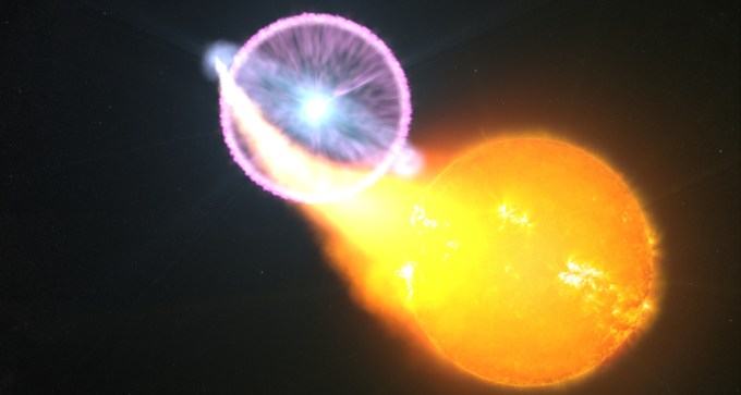 nova in space, illustration