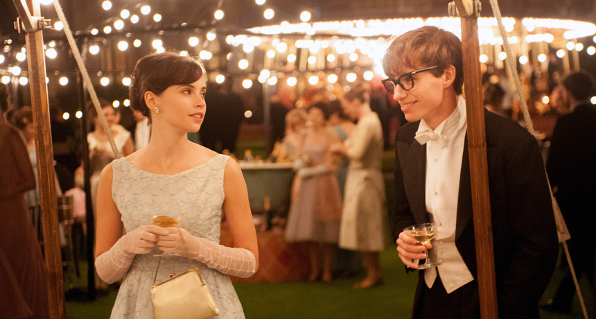 A still from the movie 'The Theory of Everything'