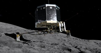 Philae lander illustration