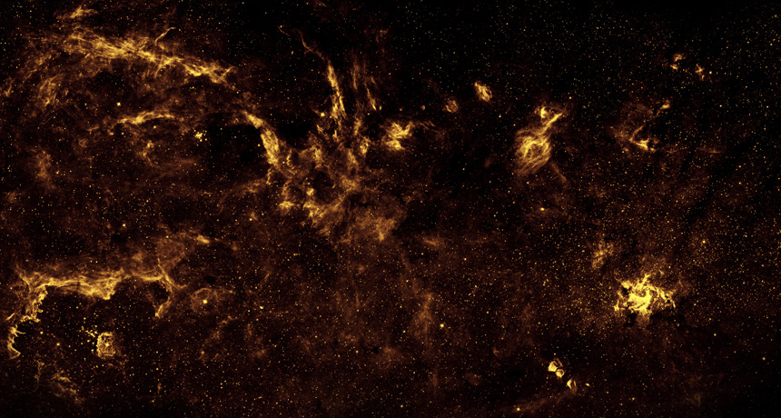 middle of the Milky Way