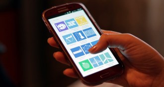 using smartphone with thumbs