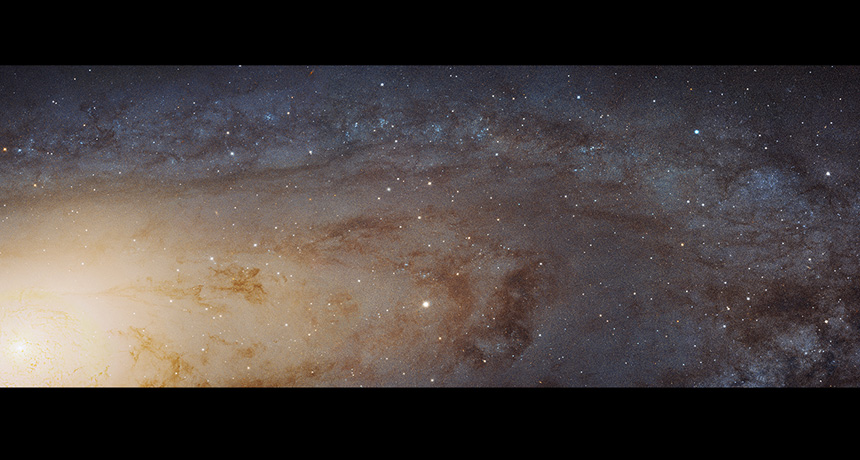 Hubble telescope captures panorama of Andromeda galaxy