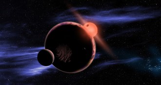 Red dwarf planet
