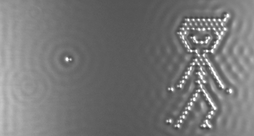 still from the movie "A Boy and His Atom"