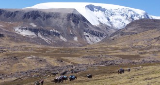 Quelccaya Ice Cap in Peru