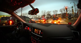 car at an intersection