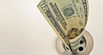 Money from sewage illustrated