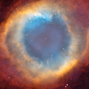 dying star in Helix nebula