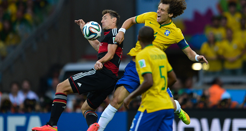 Brazilian soccer players in 2014 World Cup