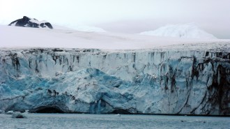 Antarctic glaciers