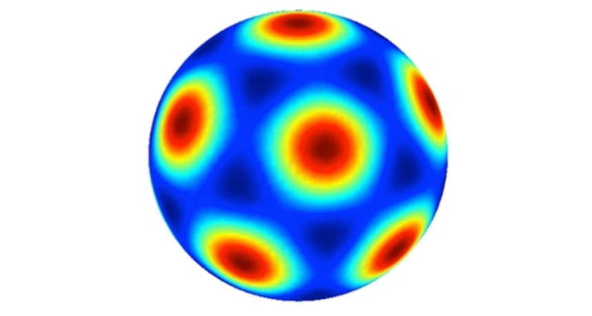 representation of firing in curved space