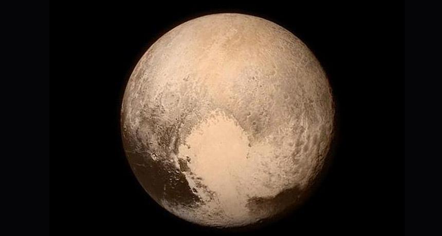 Pluto and its "heart," July 13, 2015