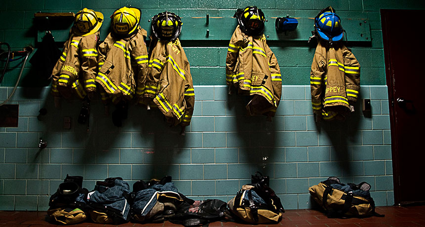 firemen's coats