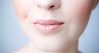 close-up of woman's face