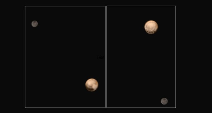 Pluto and Charon in orbit