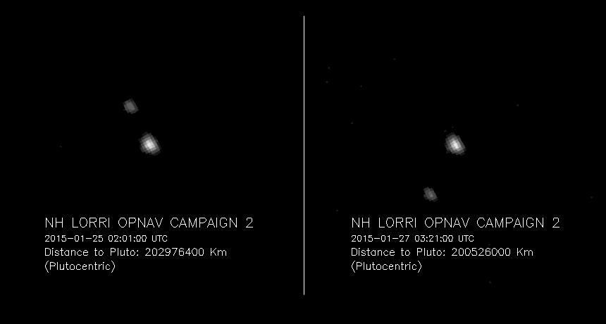 pluto images taken by New Horizons