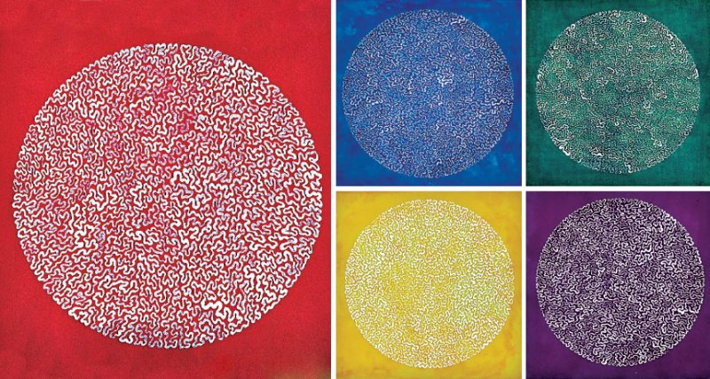 illustration of DNA coiled in a sphere