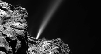 comet 67P jet