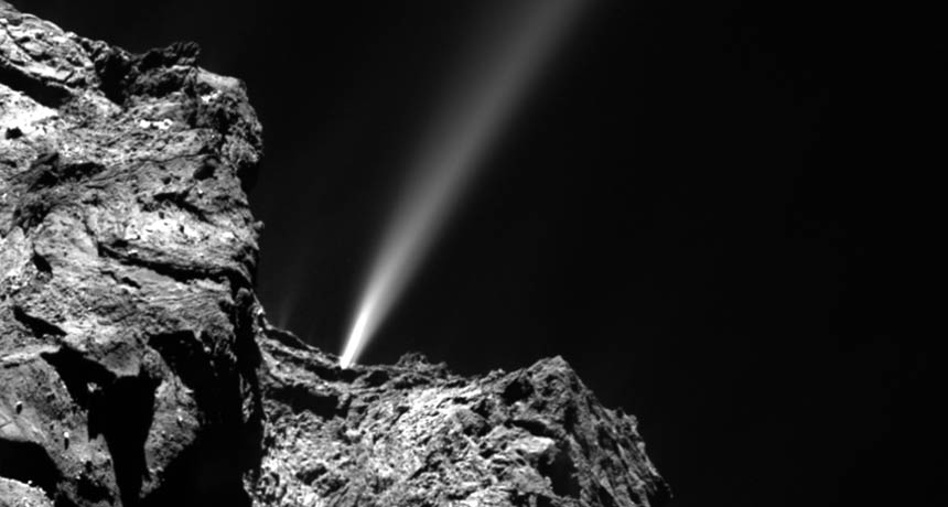 comet 67P jet