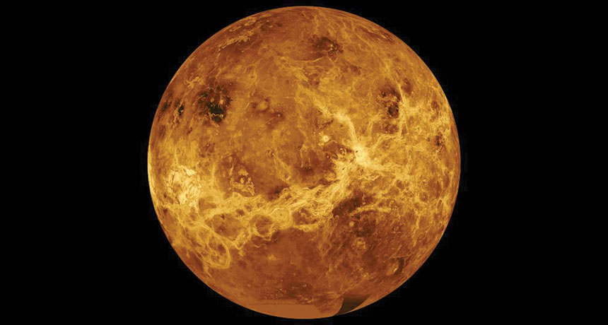 Asteroid impacts may explain Venus' missing oxygen