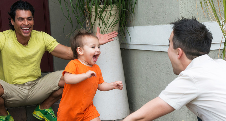 gay parents with child