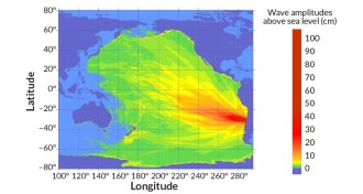 tsunami projection graphic