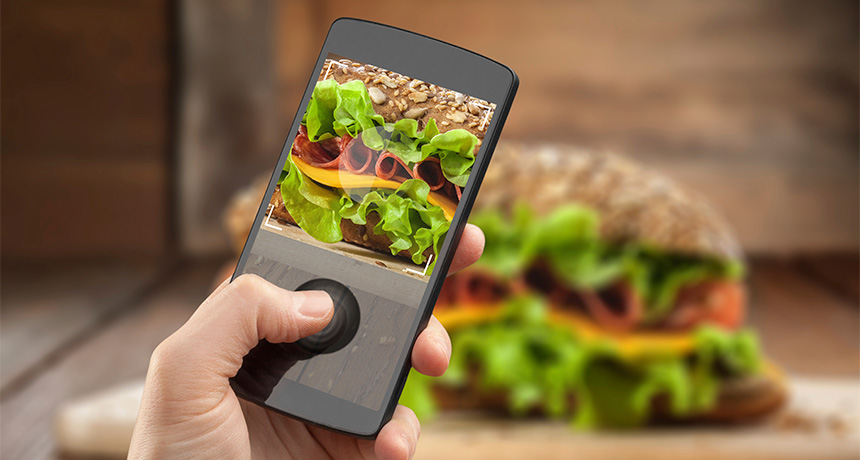 phone food app