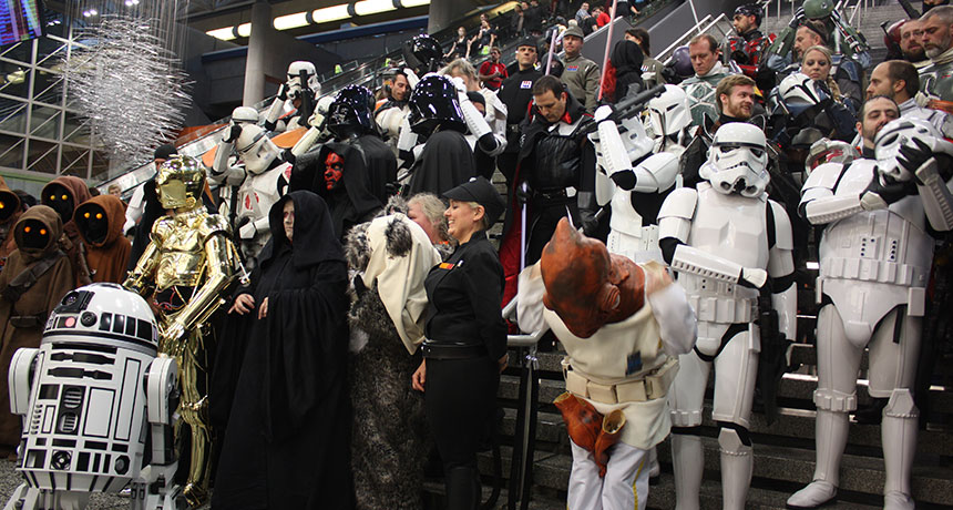 scene from Comic Con