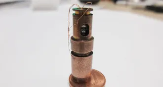 experimental setup for superconductivity test