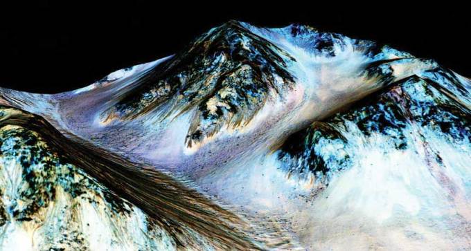 mars salt flow