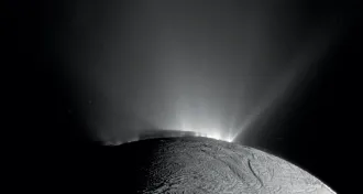 geysers on Enceladus