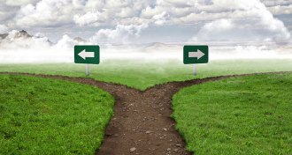 forking road graphic