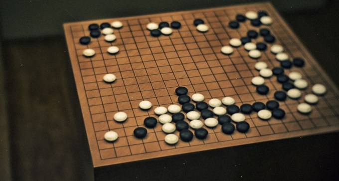 a Go board