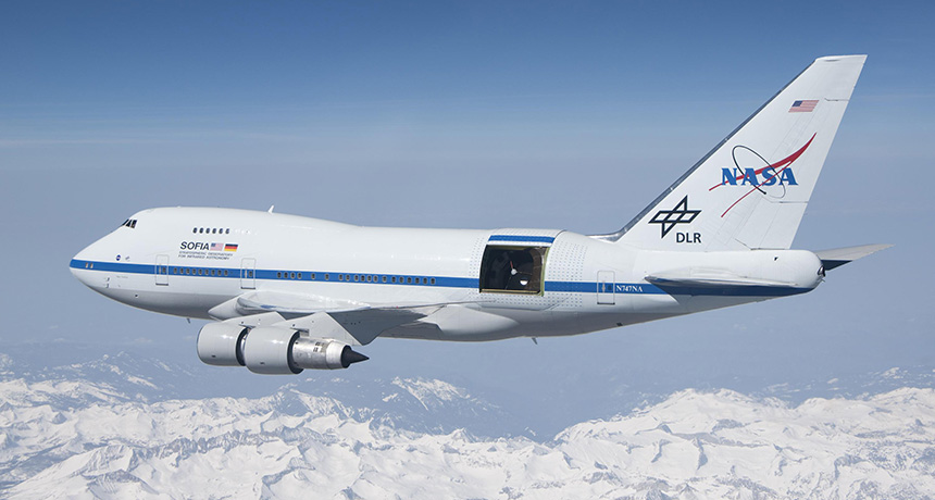SOFIA test flight