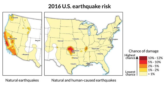 earthquake map
