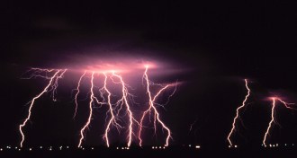lightning storm