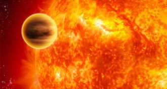 Illustration of exoplanet CI Tau b