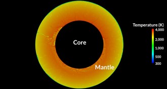 Earth tectonic diagram