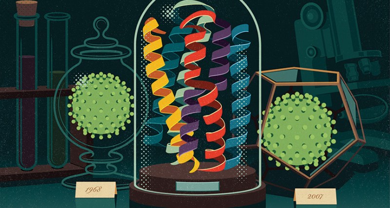 illustration of ancient proteins