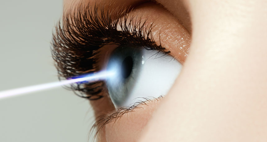 eye detecting a photon