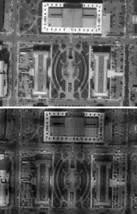 telescope image and simulation of SPIDER image