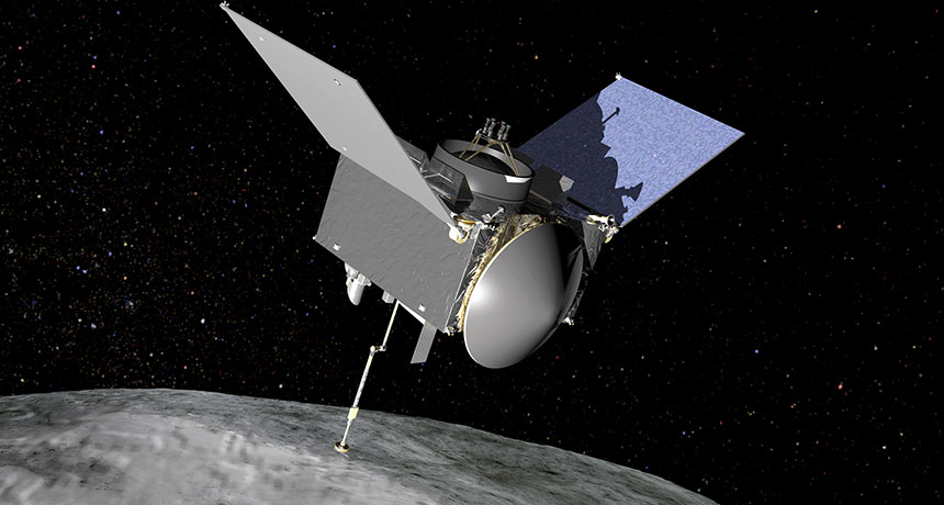 illustration of OSIRIS-REx