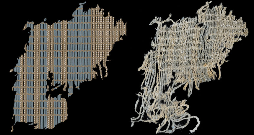 Oldest indigo-dyed fabric found