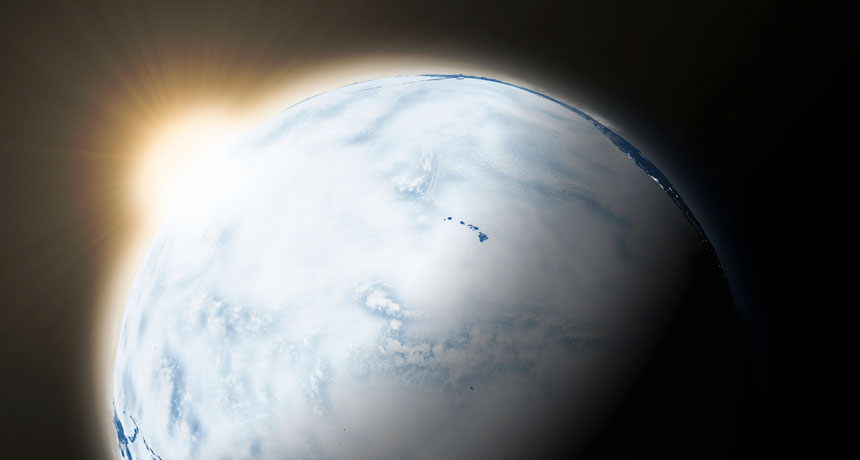 illustration of ancient earth